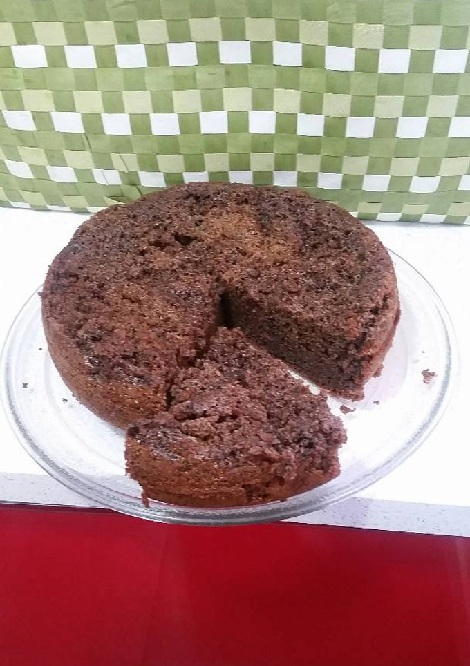Una foto de Bizcocho de chocolate y frutos del bosque