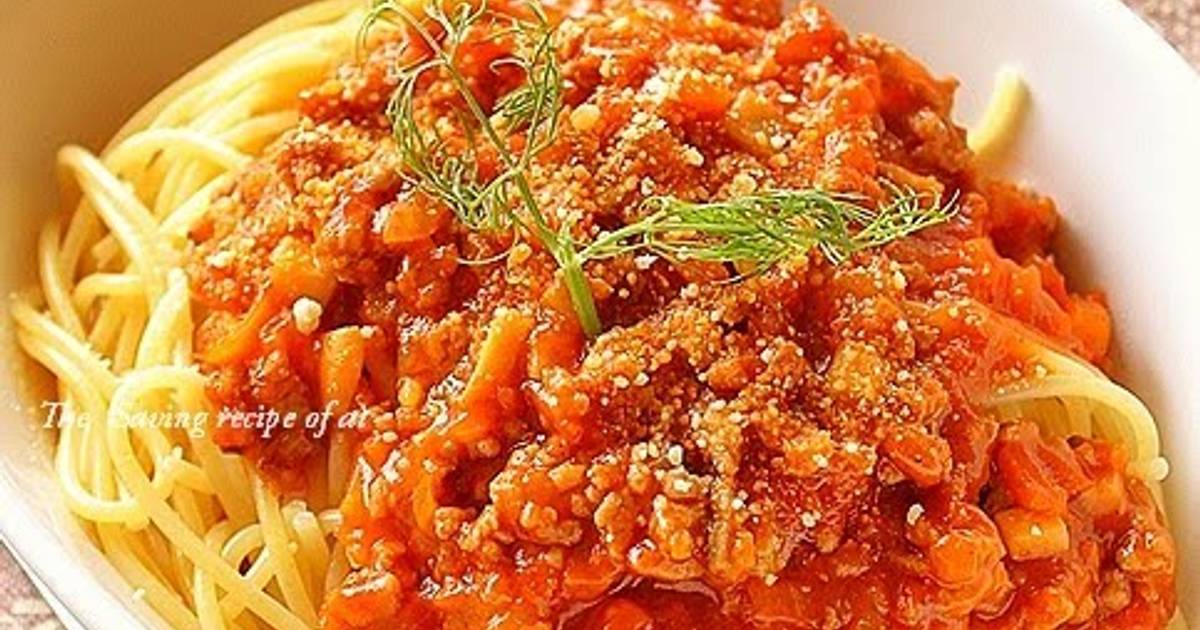 Easy Ketchup Meat Sauce Pasta Recipe by cookpad.japan Cookpad