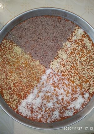 صورة لوصفة مسكوتة عادية وخفيفة بتزيين رباعي 🥰😋