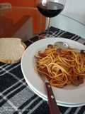"Spaghettoni a le Vongoli" en mí versión Argentina/Siciliana