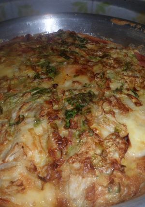 Una foto de Tortilla al horno de lechuga
