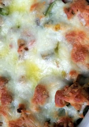 A picture of tuna tajen (a la forno).