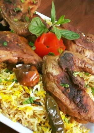 صورة لوصفة طريقة عمل برياني الدجاج الهندي على اصولو