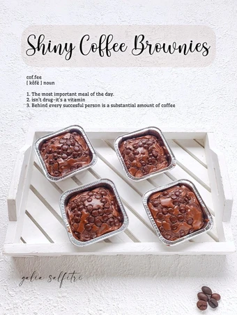 Cara Gampang Membikin Resep Shiny Coffee Brownies yang Lezat Anti Ribet, Mantap Sekali