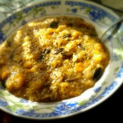 Pumpkin morning oats A picture of Pumpkin morning oats.
