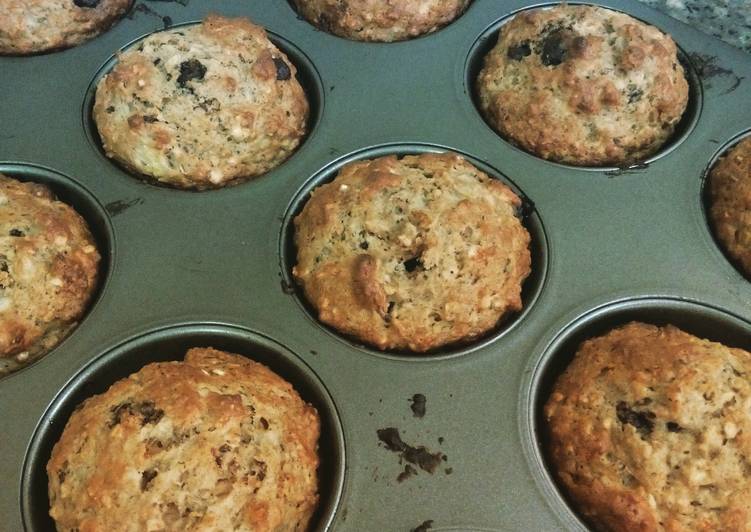 Recipe of Ultimate Banana Carrot and Choco Chip Muffin