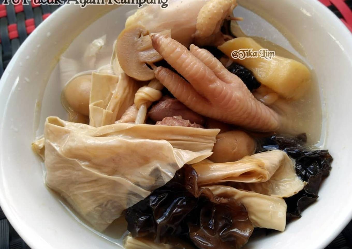 Sop Kembang Tahu Ayam