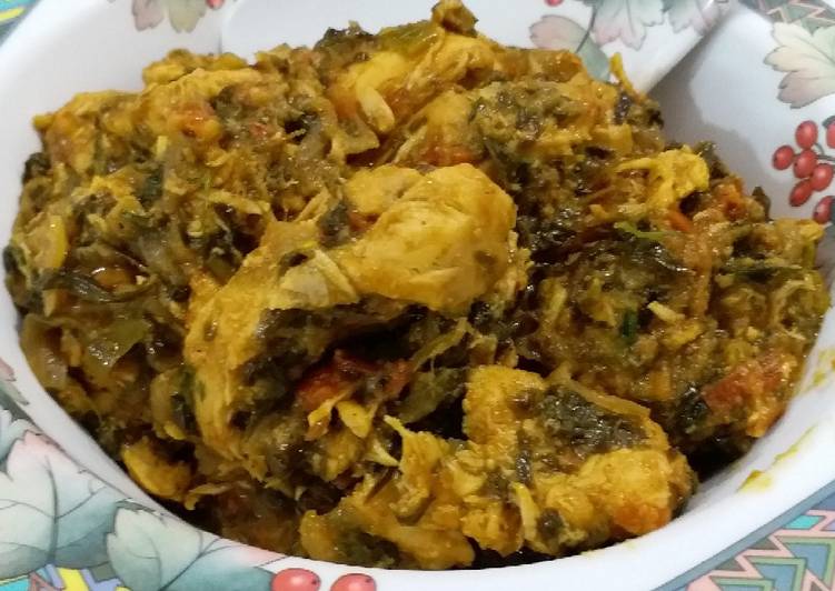 Steps to Prepare Any-night-of-the-week Fenugreek (Methi) Chicken