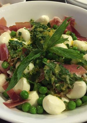 A picture of Please, Peas & Cheese Salad.