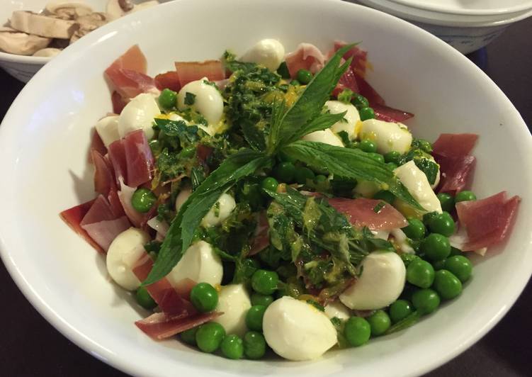 Easiest Way to Prepare Speedy Please, Peas &amp; Cheese Salad