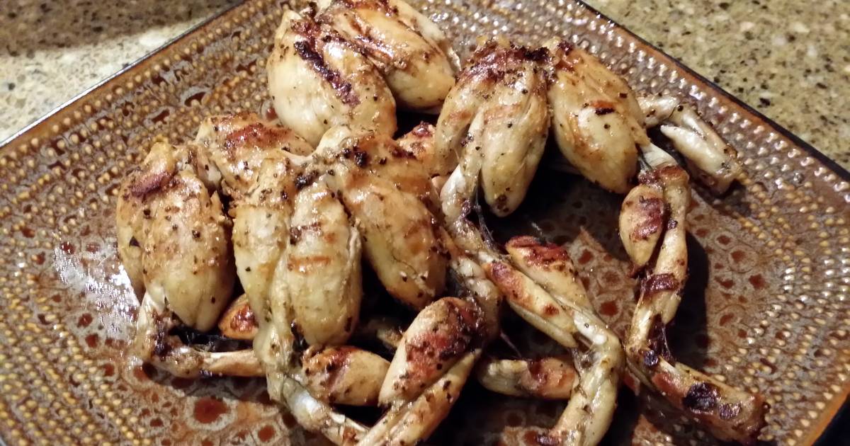 grilled frog hoppers Recipe by dazednene - Cookpad
