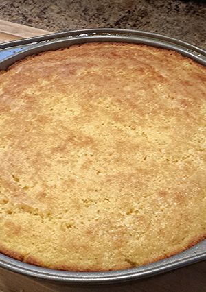 A picture of Moist & sweet buttermilk corn bread.