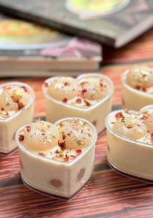 Hình của món Khúc Bạch Trái Vải.