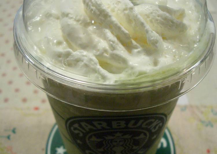 Matcha Cream Frappuccino, Just like Starbucks