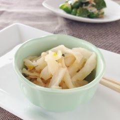 A picture of Blanched Radish in Yuzu Vinegar Miso.