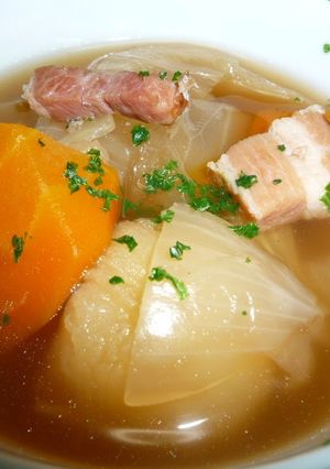 A picture of Japanese-Style Pot-Au-Feu (Stew).