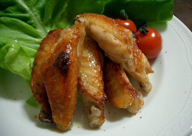 Steps to Prepare Quick Easy Ponzu Chicken Wings