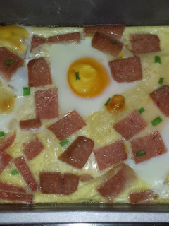 A picture of EASY HASH & SPAM FRITATA.