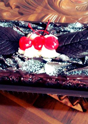 A picture of Steam Chocolate Brownies.