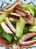 Easy Side Dish♪ Bok Choy and Squid Salt Stir-fry