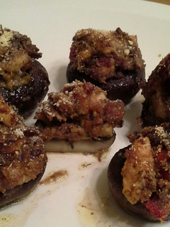 A picture of Stuffed Baby Portabello Mushrooms.