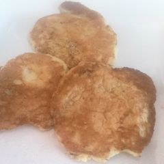 A picture of Matzo Meal-Puff Pancakes adapted from the Settlement Cookbook-1965.