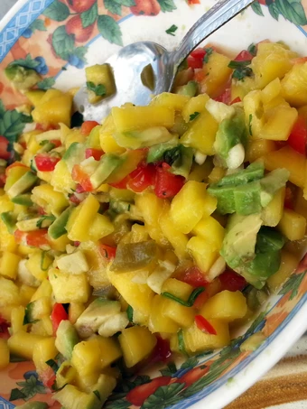 Simple Way Make Recipe spicy mango salsa that is Delicious, Perfect}