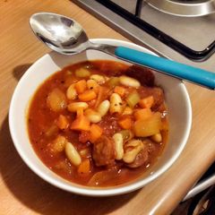A picture of Chorizo and Bean Stew.