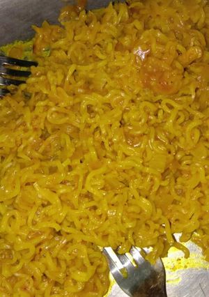 A picture of Simple maggi masala.