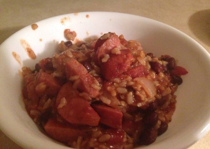 Andouille Sausage Slow Cooker Rice