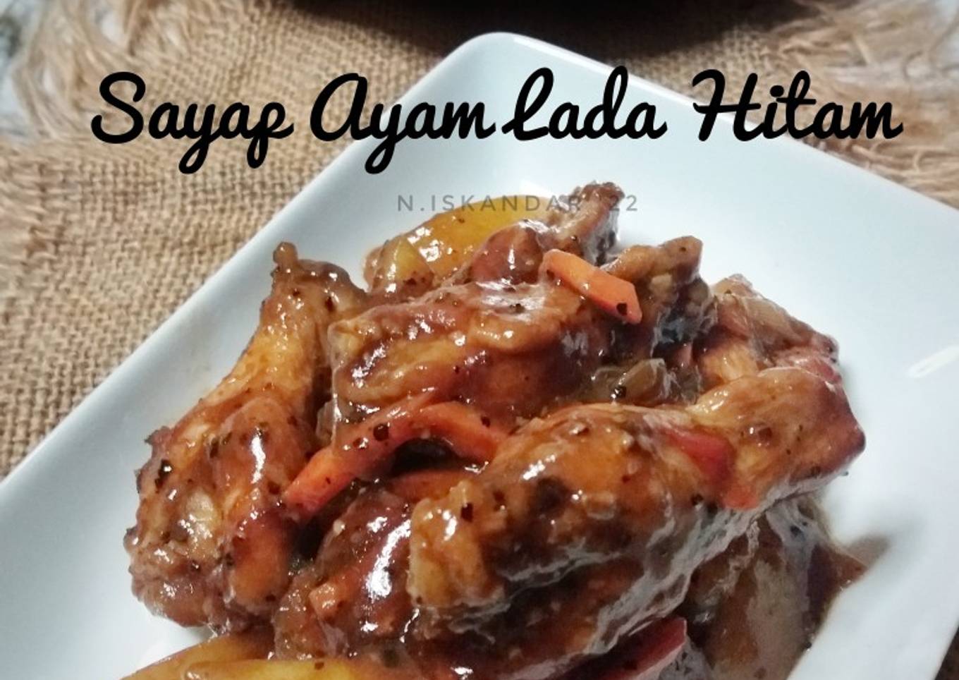 Sayap Ayam Lada Hitam