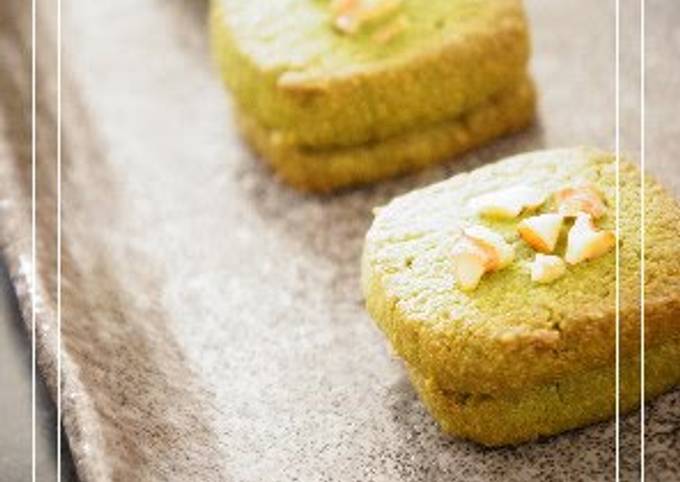 Crispy Matcha Cookies