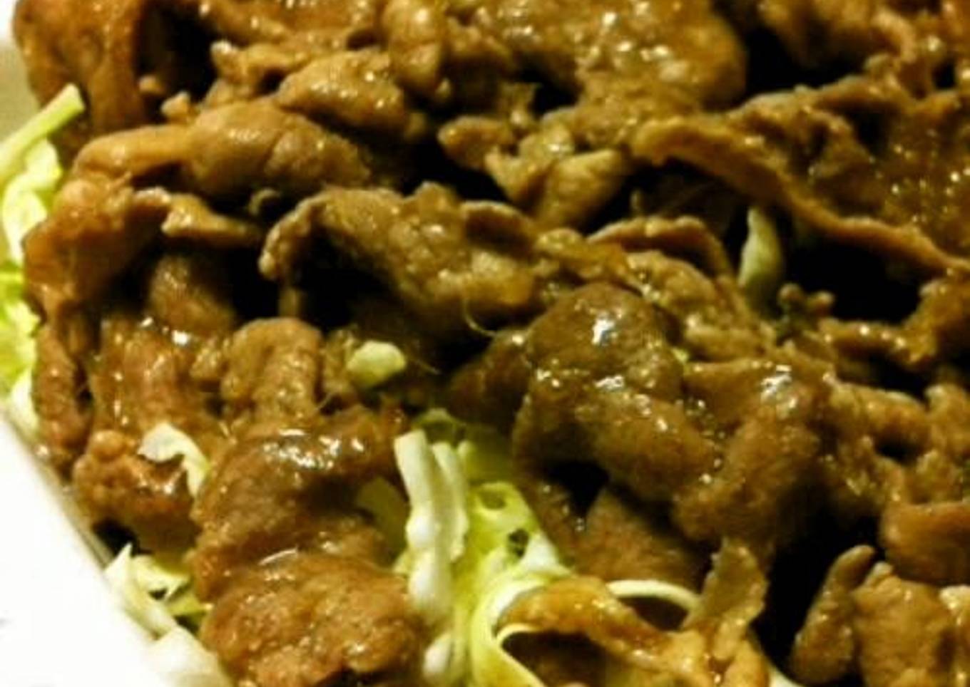 Time Saving Ginger Fried Pork (no marinating)