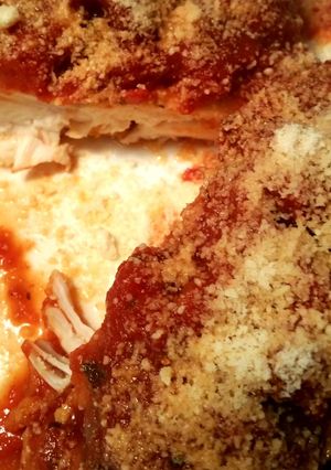 A picture of Crock Pot Chicken Parmigiana.