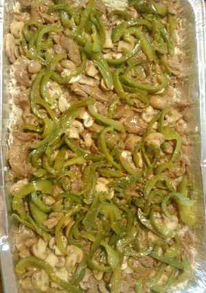 A picture of Pepper steak.