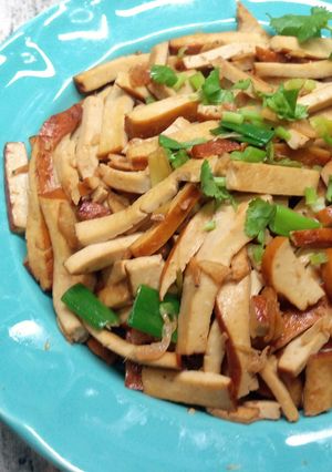 【御釀快炒提味】蝦味豆干 的食譜成品照片