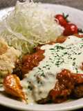 Tomato & Cheese Double Sauce Chicken Cutlets