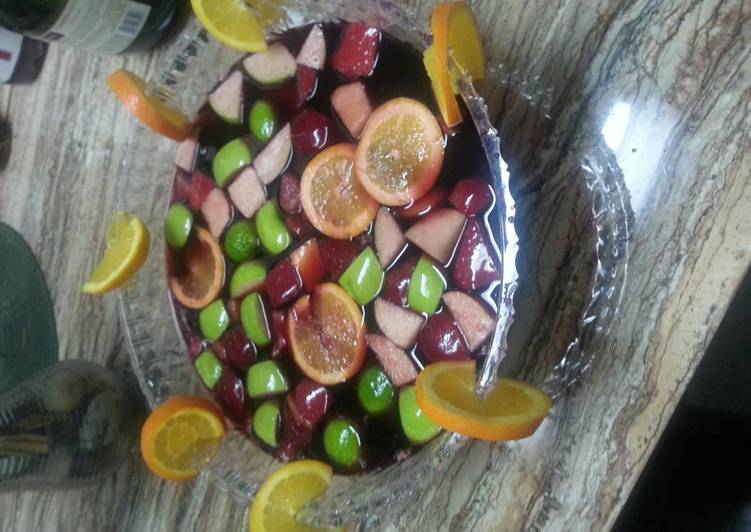 Steps to Make Perfect Sangria (Diva Punch)