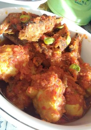 Foto resep Balada petai di ayam&tongkol Balado