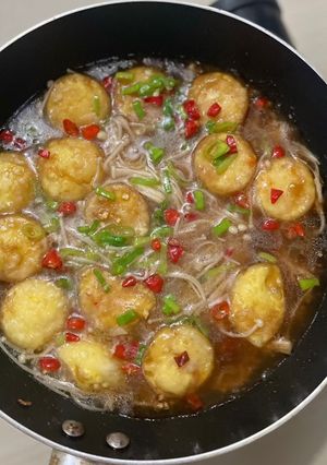 Foto resep Tofu Jamur Enoki