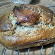 Budín de pera y banana vegano