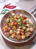 Tumis Telur Puyuh Bakso