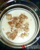 Ekmek kataifi with melomakarona