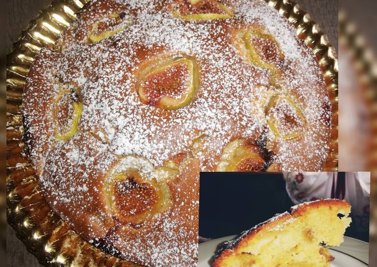 Torta di fichi freschi
