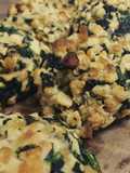 backed spinach dumplings