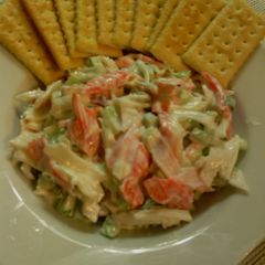 A picture of Texas crab salad.