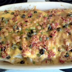 A picture of Grandma LaVonne's Chicken Enchiladas.
