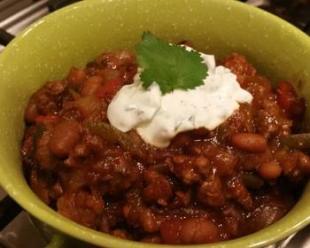 Easy Recipe Healthy MeatBean Chili Very Delicious