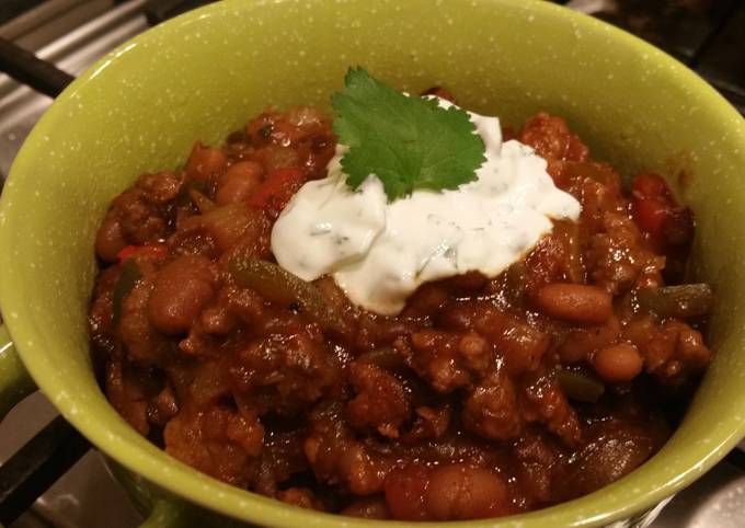 Simple Way to Make Homemade Healthy Meat-Bean Chili