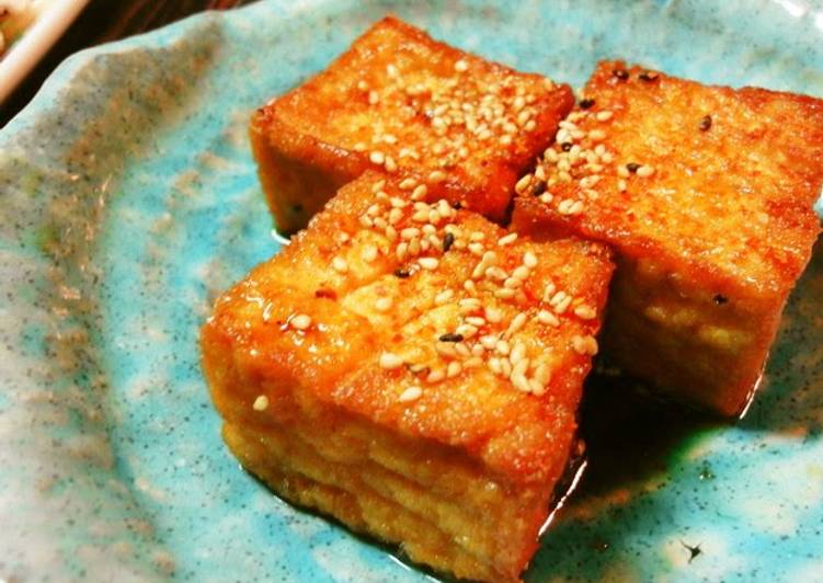 Recipe of Favorite Teriyaki Atsuage With Ginger